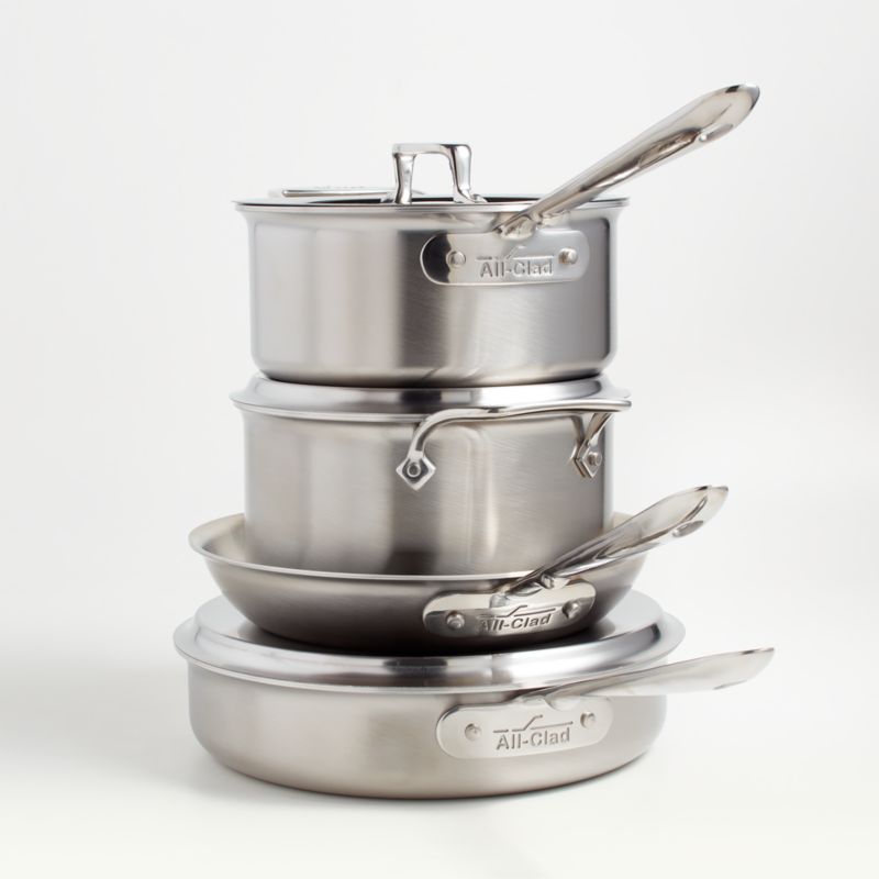 All-Clad ® d5 Brushed Stainless Steel 7-Piece Cookware Set - image 6 of 4