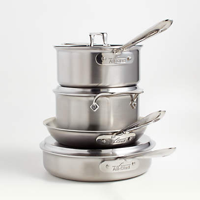 All-Clad d5 Stainless Brushed 7-Piece Cookware Set - 100% Exclusive