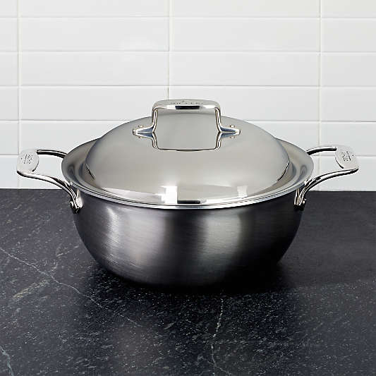 All Clad ® d5 Brushed Stainless 5.5-Quart Dutch Oven with Lid