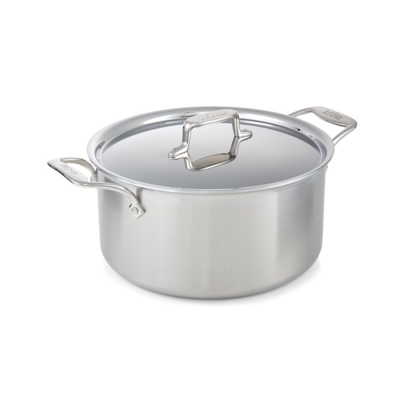 All Clad ® d5 Brushed Stainless 8-Quart Stockpot with Lid - image 4 of 2