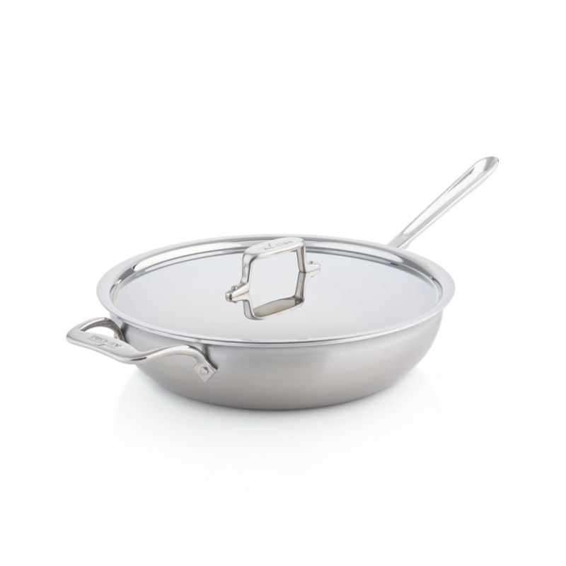 All-Clad ® d5 ® Brushed Stainless Steel Weekday Pan with Lid - image 3 of 3