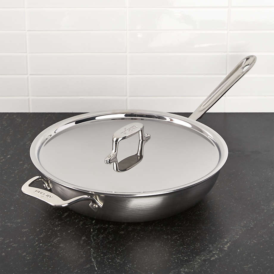 All-Clad ® d5 ® Brushed Stainless Steel Weekday Pan with Lid