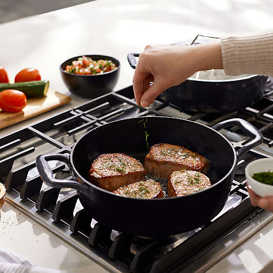 All-Clad ® Enameled Cast Iron 4-Qt. Braiser with Lid