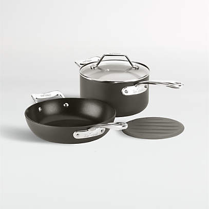 NEW All-Clad Essentials Nonstick Hard Anodized Square Pan 13