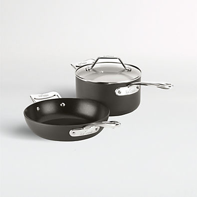 View All-Clad ® Essentials Non-Stick 3-Piece Cookware Set details