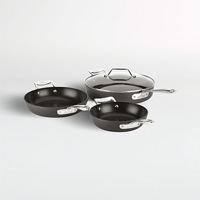 View All-Clad ® Essentials Non-Stick 4-Piece Set details