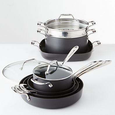 View All-Clad ® Essentials Non-Stick 10-Piece Cookware Set details