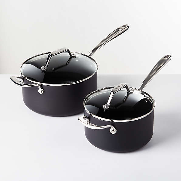 All-Clad Non-Stick Hard-Anodized Cookware | Crate & Barrel