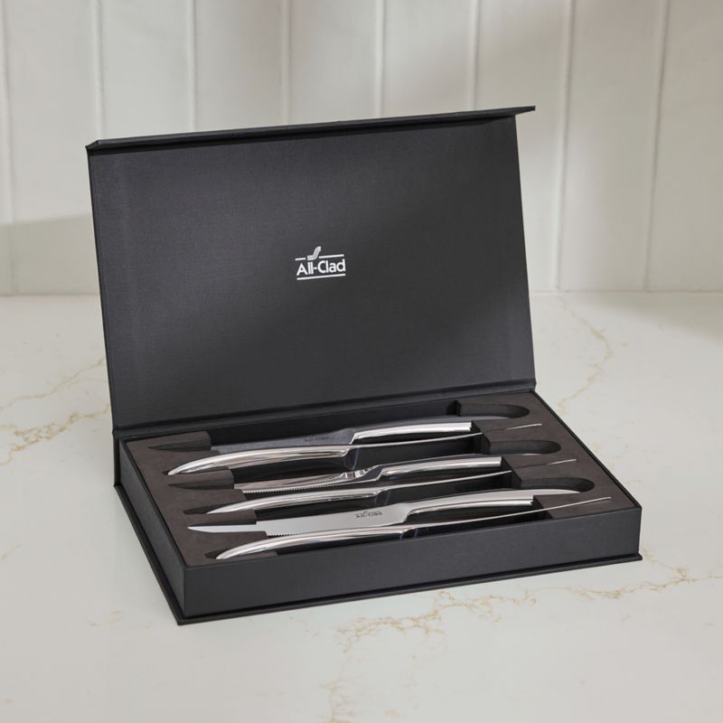 All-Clad ® Forged 6-Piece Stanless Steel Steak Knife Set with Gift Box - image 5 of 8