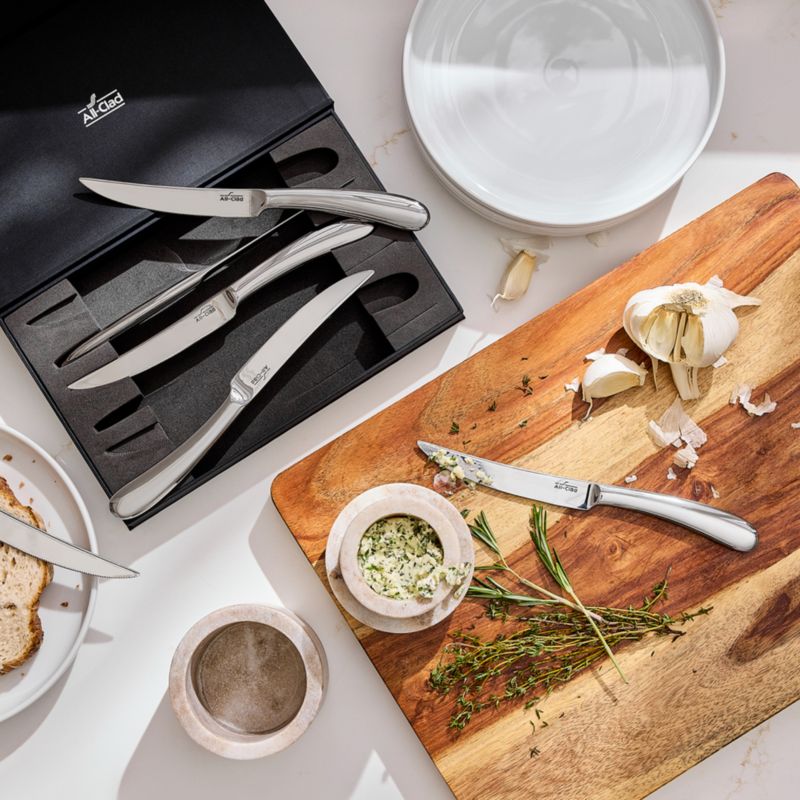 All-Clad ® Forged 6-Piece Stanless Steel Steak Knife Set with Gift Box - image 2 of 8
