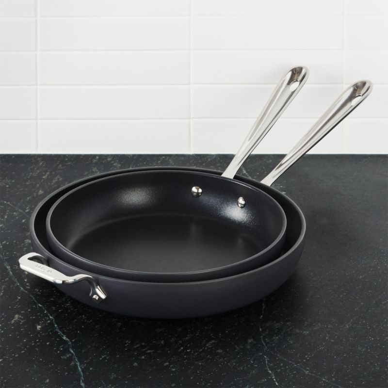 All-Clad Cast Iron Deep Skillet with Acacia Trivet 10 Inch