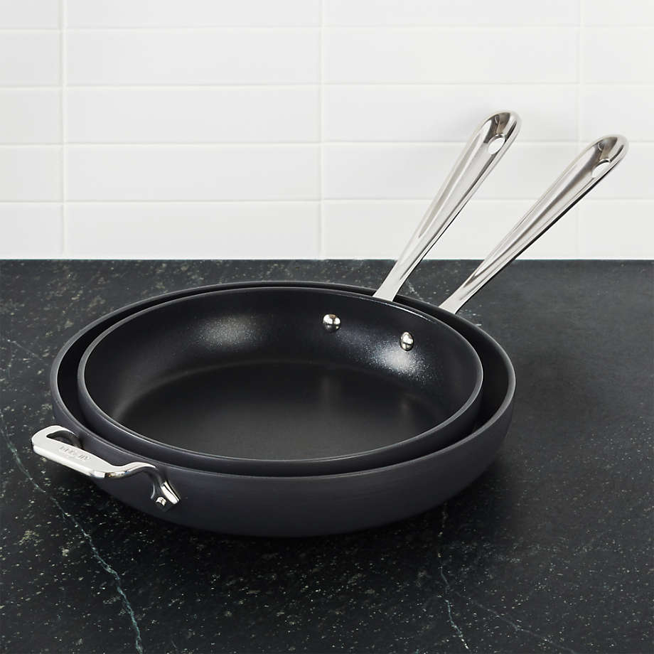 AllClad HA1 Fry Pans, Set of 2 + Reviews Crate & Barrel Canada