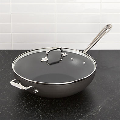 View All-Clad ® HA1 Hard-Anodized Non-Stick 12" Chef's Pan with Lid details