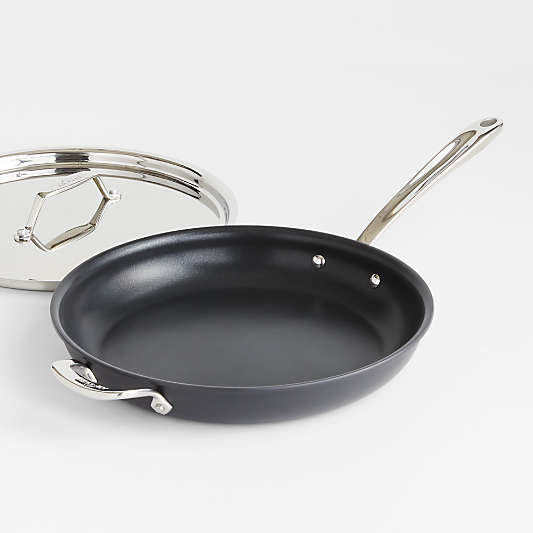 All-Clad ® HA1 Curated Hard-Anodized Nonstick 12" Frying Pan with Lid