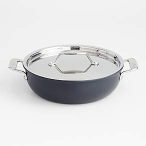 All-Clad HA1 Hard-Anodized Non-stick Cookware Fry Pan with lid · 12 Inch ·  Black
