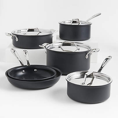 All-Clad HA1 Curated Hard-Anodized Non-Stick 10-Piece Cookware Set