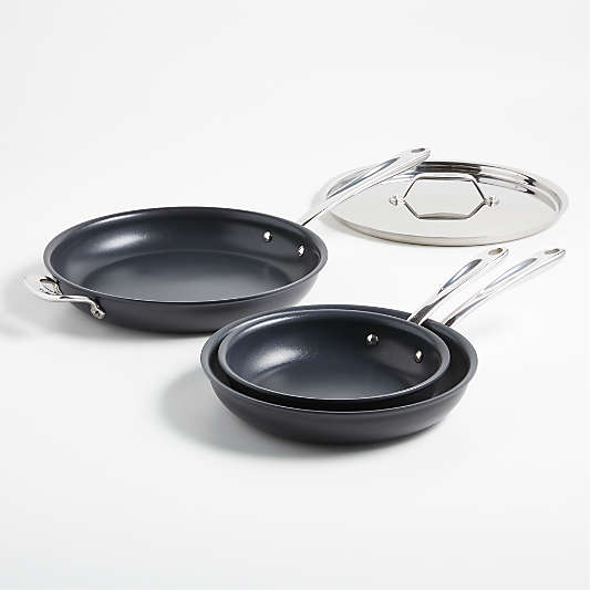 All-Clad ® HA1 Curated Nonstick 8", 10" and 12" Fry Pans Set