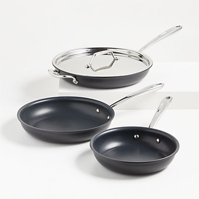 View All-Clad ® HA1 Curated Non-Stick 8", 10" and 12" Fry Pans Set details
