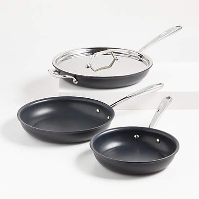 All Clad HA1 Curated Fry Pans, Set of 3