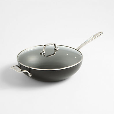 View All-Clad ® HA1 Expert 12" Non-Stick Chef's Pan with Lid details