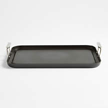 All-Clad HA1 Expert Non-Stick Double Burner Griddle + Reviews | Crate & Barrel
