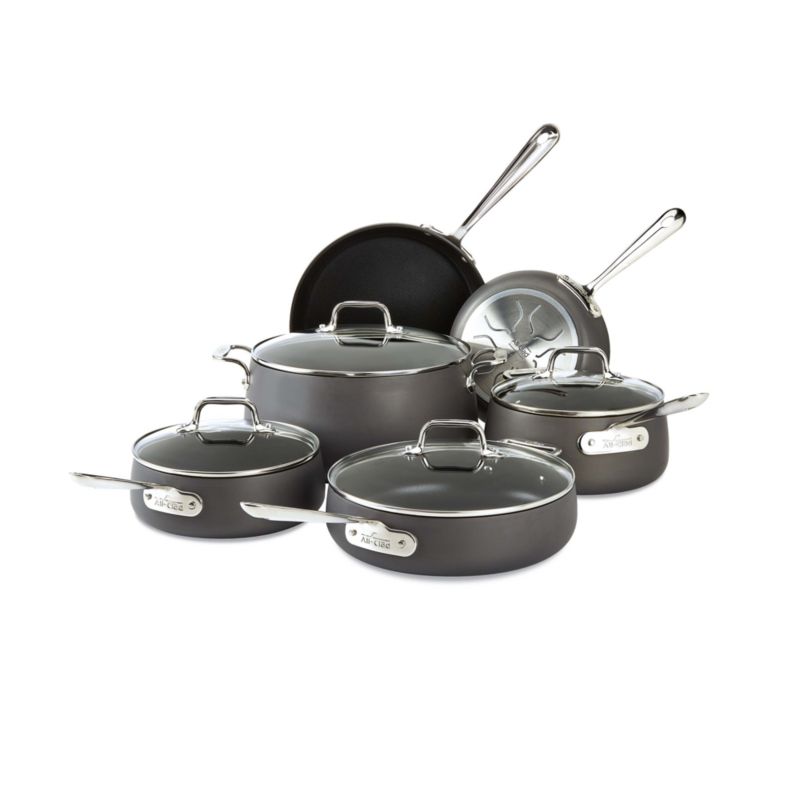 All-Clad ® HA1 Hard-Anodized Non-Stick 10-Piece Cookware Set - image 10 of 7