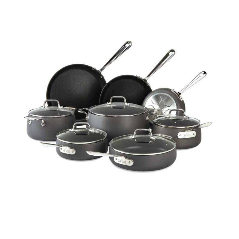 All-Clad ® HA1 Hard-Anodized Non-Stick 13-Piece Cookware Set with Bonus - image 6 of 9