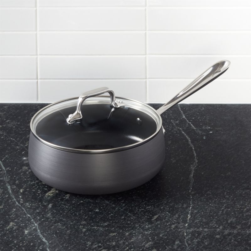 All-Clad HA1 Hard-Anodized Non-Stick 3.5-Qt. Sauce Pan with Lid