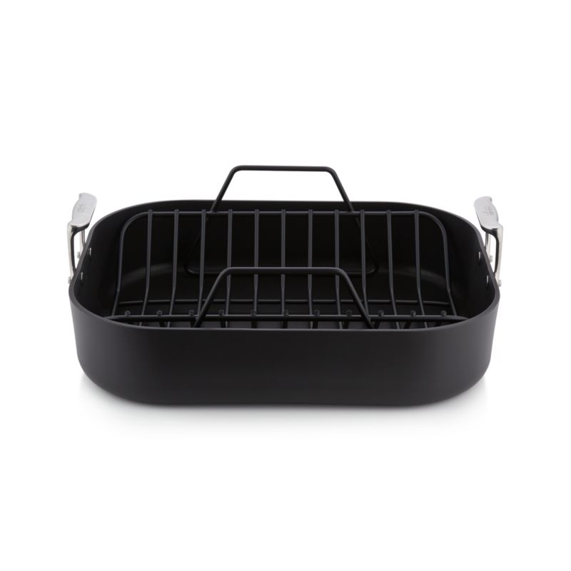 All-Clad ® HA1 Hard Anodized Non-Stick 16.5" Roaster with Rack - image 12 of 9