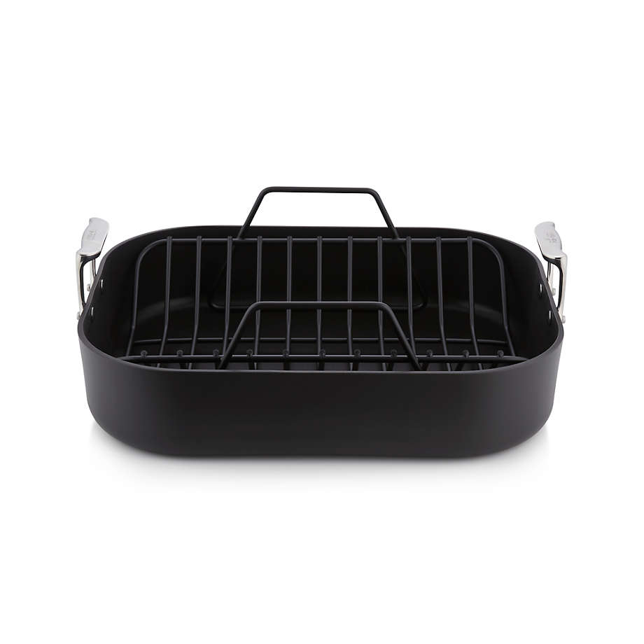 All-Clad, HA1 Hard Anodized Roaster with Rack - Zola