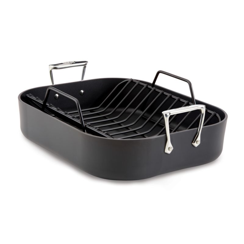 All-Clad ® HA1 Hard Anodized Non-Stick 16.5" Roaster with Rack - image 11 of 9