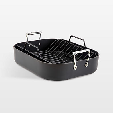 View All-Clad ® HA1 16.5" Non-Stick Roasting Pan with Rack details