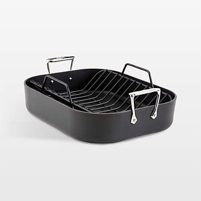 All-Clad ® HA1 16.5" Non-Stick Roasting Pan with Rack