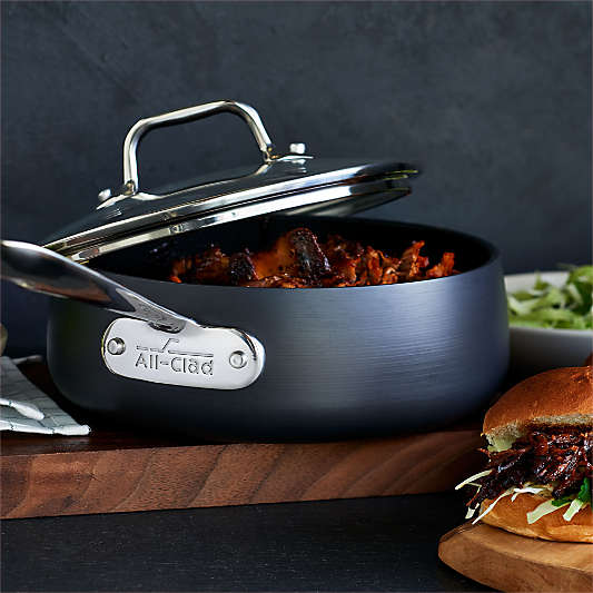 All-Clad ® HA1 Hard-Anodized Non-Stick 4-Qt. Sauté Pan with Lid