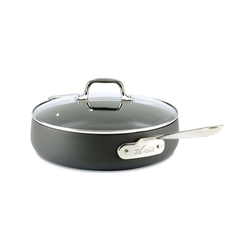 All-Clad ® HA1 Hard-Anodized Non-Stick 4-Qt. Sauté Pan with Lid