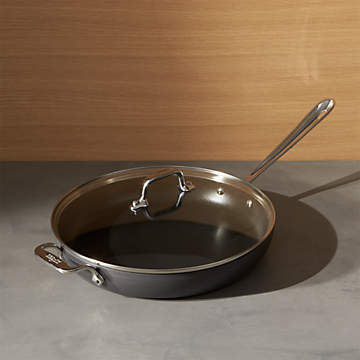 All-Clad HA1 Hard Anodized Nonstick Chef's Pan, Wok 12 Inch