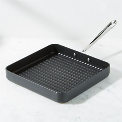 View All-Clad ® HA1 Hard-Anodized Non-Stick 11" Square Grill details