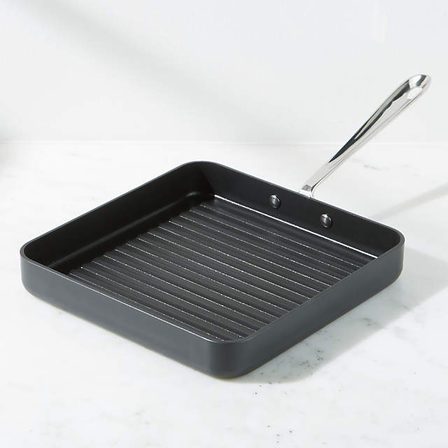 All-Clad ALL-CLAD STAINLESS STEEL NON STICK 11" SQUARE GRILL FRY PAN GRIDDLE SKILLET 