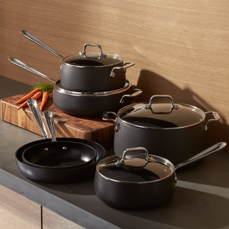 All-Clad ® HA1 Hard-Anodized Non-Stick 10-Piece Cookware Set