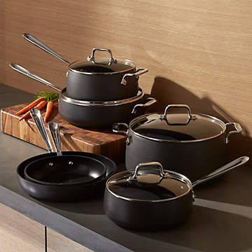 All-Clad HA1 Hard-Anodized Non-Stick 13-Piece Cookware Set with