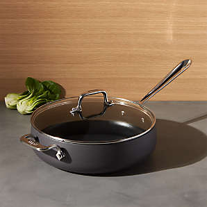 All-Clad d3 Stainless Non-Stick Fry Pans, Crate & Barrel
