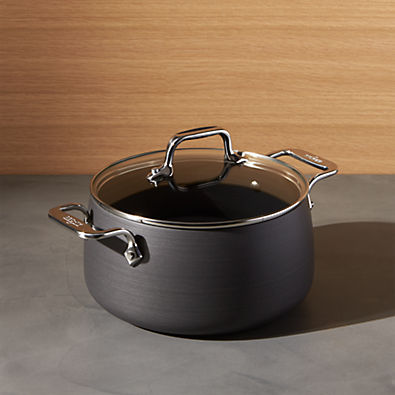 View All-Clad ® HA1 Hard-Anodized Non-Stick 4-Qt. Soup Pot with Lid details