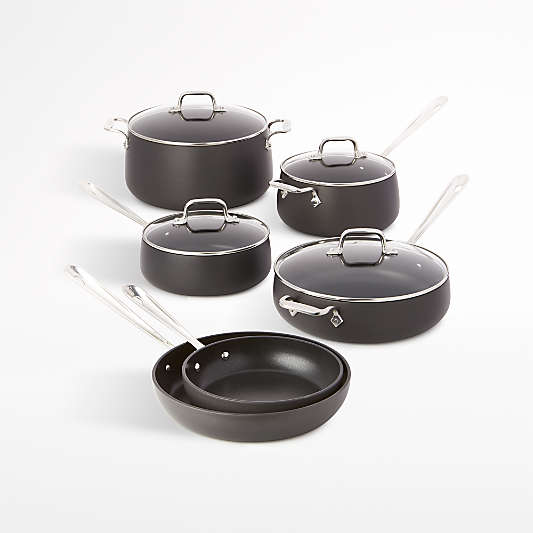 All-Clad ® HA1 Hard-Anodized Non-Stick 10-Piece Cookware Set