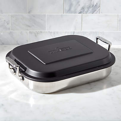 All-Clad Gourmet Accessories Stainless-Steel Lasagna Pan with Lid