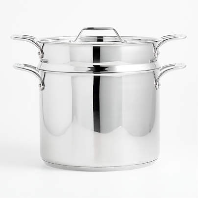 All-Clad ® Simply Strain 12-Qt. Stainless Steel Multipot with Insert