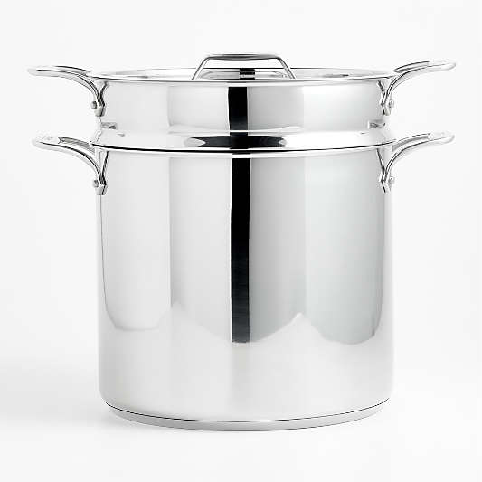 All-Clad Simply Strain 16-Qt. Stainless Steel Multipot with Insert