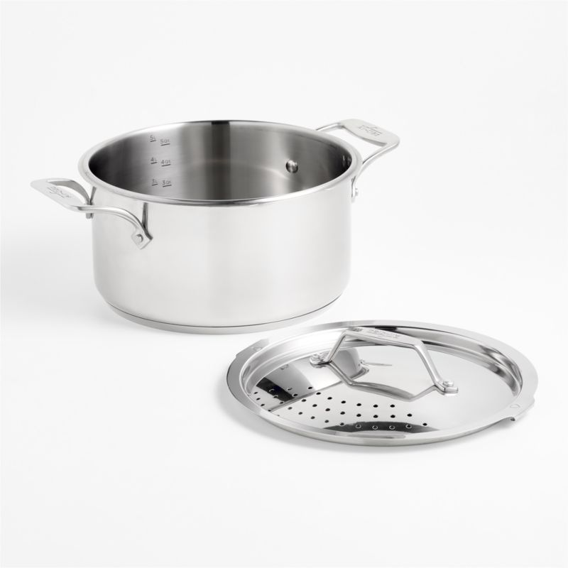 All-Clad Simply Strain 6-Qt. Stainless Steel Multipot with Straining Lid - image 2 of 3