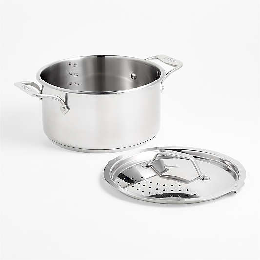 All-Clad Simply Strain 6-Qt. Stainless Steel Multipot with Straining Lid