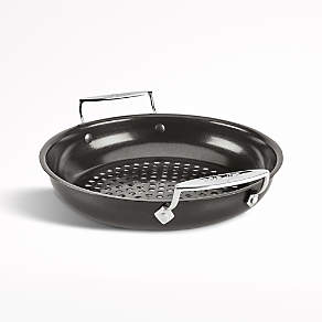 All-Clad Fry Pan Set with Lids - d3 Stainless Steel 10 & 12 Skillet –  Cutlery and More