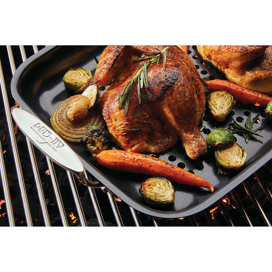 All-Clad Outdoor Nonstick Cookware, Roaster & Fry Pan on Food52